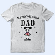 Independence Day,Gift For Grandpa,Humorous,Custom Text - America Blessed To Be Called Papa Nana - Personalized T Shirt