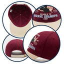 Happy,Independence Day,Gift For Men,Gift For Yourself,America 250th,Gift For Father,Gift For Grandpa,Veteran,Proud - America Land Of The Free Because Of The Brave Dad - Personalized Two Tone Cap