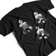 Gift For Father,Gift For Grandpa,Football,Non-Eng,Icon,Confident - American Football Dad Papa Kids Backside Line Art - Personalized T Shirt