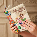 Gift For Couples,Gift For Wife,Gift For Husband,Happy,Travel - And So The Adventure Begins Traveling Couple - Personalized Hardcover Journal