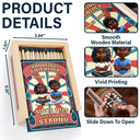 Gift For Couples,Old Couples,LGBT,Love - Annoying Each Other And Still Going Strong - Personalized Wooden Matchbox