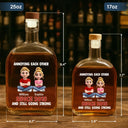 Gift For Couples, Gift For Women, Gift For Men, Gift For Husband, Gift For Wife, Gift For Girlfriend, Gift For Boyfriend, Top Market, Old Couples, Love - Annoying Each Other Since Couple - Personalized Whiskey Bottle