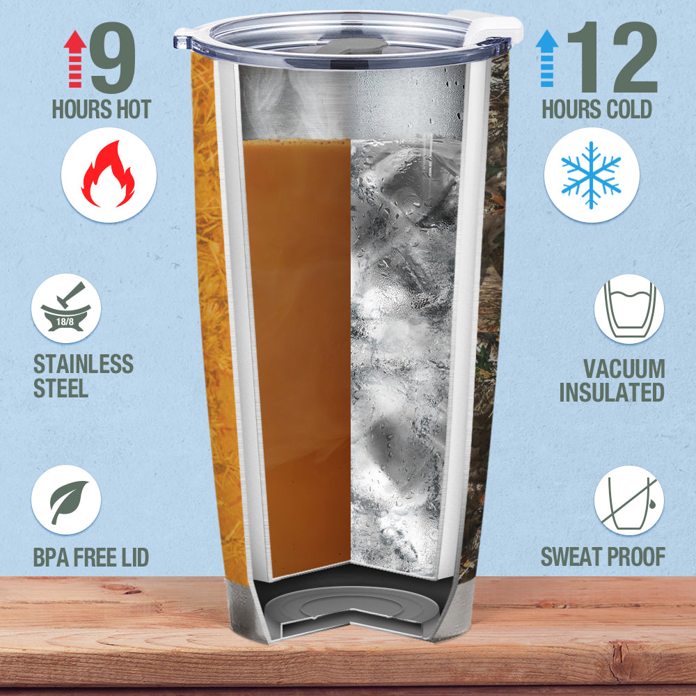 Wander Prints Gift For Dad - Old Lives Matter - 20oz Insulated Tumbler - Father's Day Birthday Gift AZCS