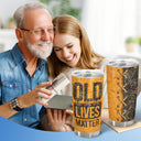 Wander Prints Gift For Dad - Old Lives Matter - 20oz Insulated Tumbler - Father's Day Birthday Gift AZCS