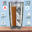 Wander Prints Gift For Dad - Fishing Being A Dad Is An Honor - 20oz Insulated Tumbler - Father's Day Birthday Gift AZCS