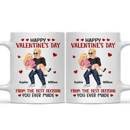 From The Best Decision You Ever Made - Gift For Couples, Husband, Wife, Boyfriend, Girlfriend - Personalized Mug