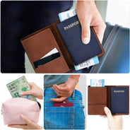 If Not Now When - Gift For Travellers, Travelling Lovers, Him, Her - Personalized Passport Cover, Passport Holder