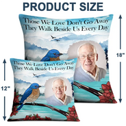 Custom Photo I'm Always With You Memorial - Personalized Pillow