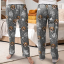 Christmas,Pet Lovers,Custom Photo,Happy,Dog Lovers,Cat Lovers - Custom Photo Best Pet Dad Pet Mom Ever - Personalized Pajama Pants
