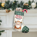 Pet Lovers - Meowy Catmas Merry Woofmas - Personalized Christmas Stocking