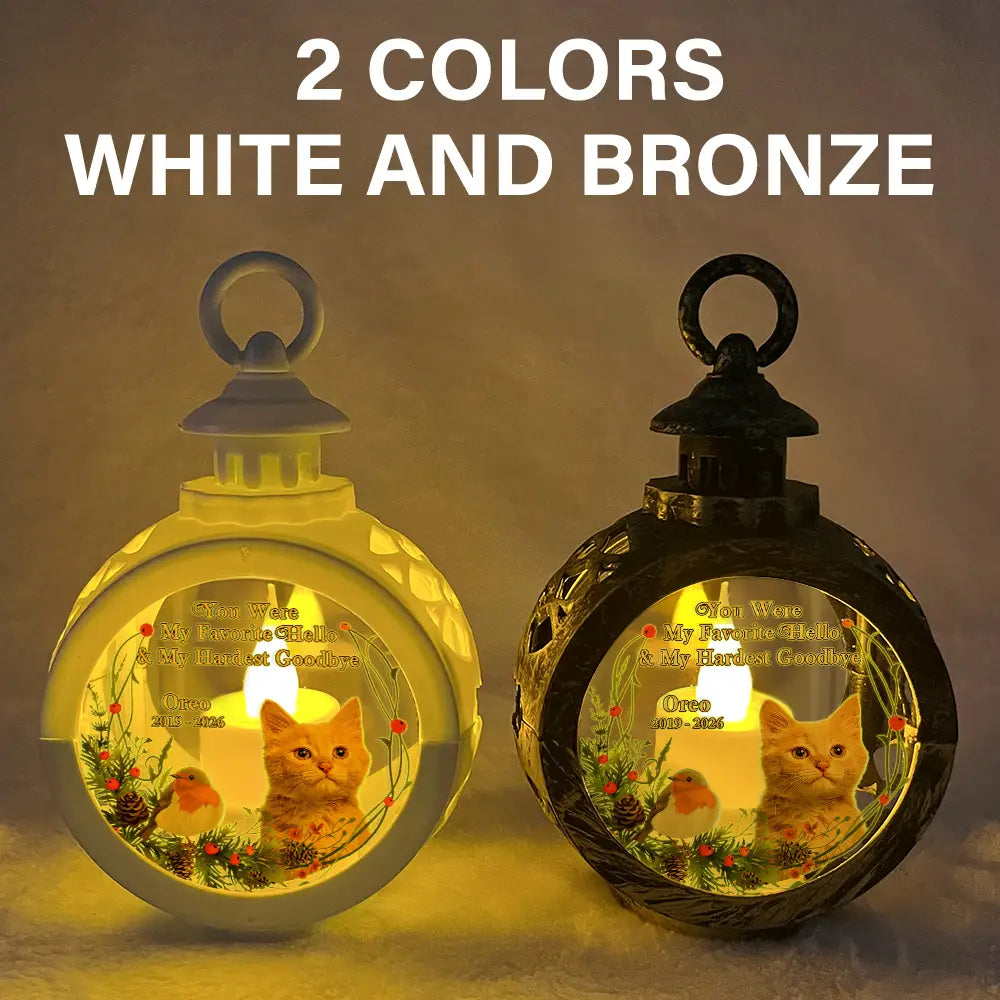 Custom Photo Memorial Your Light Will Always Shine In My Heart - Personalized Candlelight Lantern Ornament