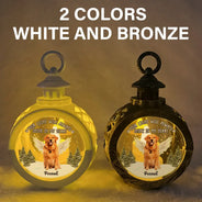 Christmas,Pet Lovers,Dog Lovers,Memorial,Custom Photo,Sad - Custom Photo Your Light Will Always Shine In My Heart Memorial - Personalized Candlelight Lantern Ornament