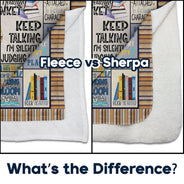 This Is My Book Reading Blanket - Personalized Fleece Blanket, Sherpa Blanket