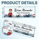 Gift For Bestie, Gift For Sisters, Gifts For Colleagues - Fixer Of Everything - Personalized Desk Name Plate
