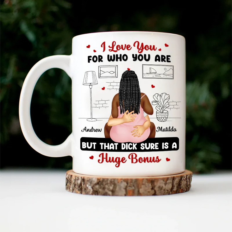 Gift For Couples, Gift For Boyfriend, Gift For Husband, Gift For Wife, Gift For Girlfriend - Sexy Couple Roses Are Red The Morning Is Foggy - Personalized Mug