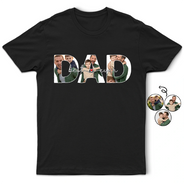 Gift For Husband,Gift For Yourself,Gift For Men,Gift For Father,Non-Eng,Photo,Cozy - Custom Photo Best Dad Ever No 1 Dad - Personalized T Shirt