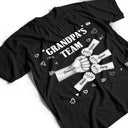 Gift For Husband,Gift For Yourself,Gift For Men,Gift For Father,Gift For Grandpa,Non-Eng,Icon,Playful - Daddy's Team Fist Bump - Personalized T Shirt