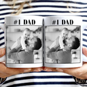 Gift For Husband,Gift For Yourself,Gift For Men,Gift For Father,Gift For Grandpa,Non-Eng,Photo,Cozy - Custom Photo Best Dad Ever No 1 Grandpa - Personalized Mug
