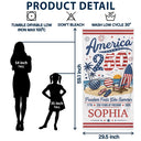Independence Day,America 250th,Family,Gift For Sibling,Gift For Grandparents,Parents,Gift For Yourself,Gift For Bestie,Beach,Summer,Top Market,Proud - America 250 Freedom Feels Like Summer - Personalized Beach Towel