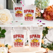 Gift For Yourself, Proud, Summer Soccer Games, Icon - Football Team National Flag - Personalized Frosted Cups