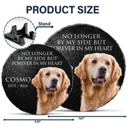 Healing,Custom Photo,Pet Memorial,Pet Lovers,Memorial,Remove BG Photo - Custom Photo There Is No Greater Earthly Privilege Than To Have Been Loved By A Dog - Personalized Circle Memorial Garden Stone