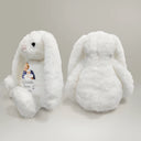 Parents, Art Design, Memorial Loved One, Healing, Memorial, Photo - Watercolor - Remove BG - Custom Photo Realistic Watercolor Art A Cuddle From Heaven Memorial - Personalized Soft Toy Bunny