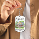 Art Design,New House,Gift For Couples,Photo - Vivid Watercolor Art,Happy - Custom Photo Vivid Watercolor Art Keys To Our New Home Wedding Gift Husband Wife - Personalized Aluminum Keychain