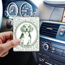 Art Design,Healing,Pet Memorial,Pet Lovers,Memorial,Photo - Pencil Sketch - Remove BG - Custom Photo Pencil Sketch Dog Cat Pet Portrait Toile Remembrance - Personalized Custom Shaped Acrylic Car Visor Clip