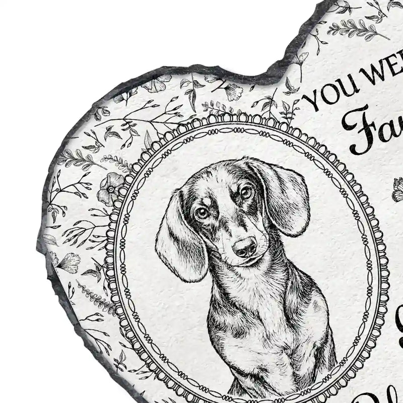 Art Design,Healing,Pet Memorial,Pet Lovers,Memorial,Photo - Pencil Sketch - Remove BG - Custom Photo Pencil Sketch Once By My Side Forever In My Heart - Personalized Heart Memorial Garden Stone