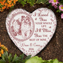 Art Design,Healing,Pet Memorial,Pet Lovers,Memorial,Photo - Pencil Sketch - Remove BG - Custom Photo Pencil Sketch Once By My Side Forever In My Heart - Personalized Heart Memorial Garden Stone