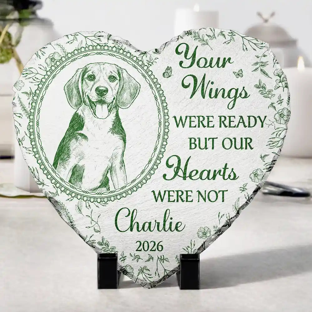 Art Design,Healing,Pet Memorial,Pet Lovers,Memorial,Photo - Pencil Sketch - Remove BG - Custom Photo Pencil Sketch Once By My Side Forever In My Heart - Personalized Heart Memorial Garden Stone