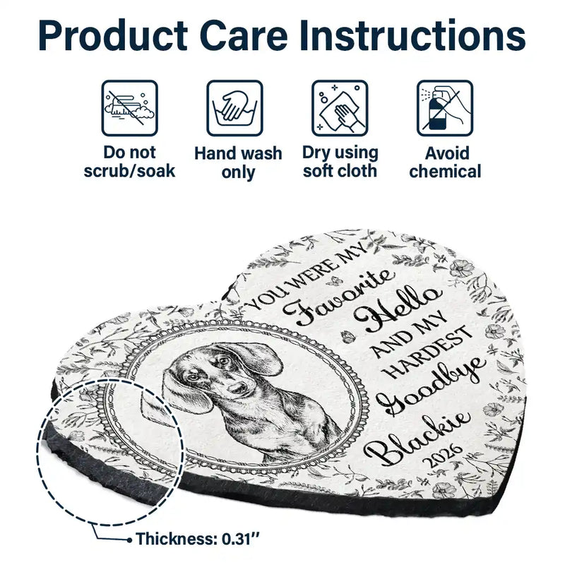 Art Design,Healing,Pet Memorial,Pet Lovers,Memorial,Photo - Pencil Sketch - Remove BG - Custom Photo Pencil Sketch Once By My Side Forever In My Heart - Personalized Heart Memorial Garden Stone