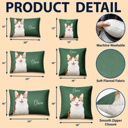 Art Design,Playful,Pet Lovers,Photo - Vivid Watercolor Art - Custom Photo Vivid Watercolor Art Happy Dog Cat Pet - Personalized Pillow