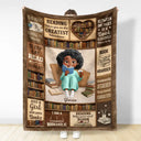 Confident,Christmas,Reading,Gift For Yourself,Gift For Women,Vector - My Reading Blanket I Am A Bookaholic Gift For Book Lovers - Personalized Fleece Blanket, Sherpa Blanket