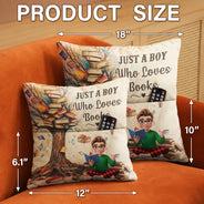 Confident,Christmas,Reading,Gift For Yourself,Gift For Women,Vector - This Is My Reading Pillow Gift For Book Lovers - Personalized Pocket Pillow