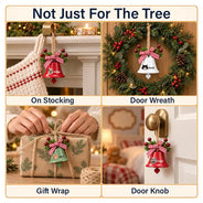 Christmas,Custom Photo,Cut-Face Photo,Indoor Decor,Pet Lovers,Playful - Christmas Gift For Dog Cat Lovers - Personalized Custom Photo Tree Hanging Decoration Bell Ornament