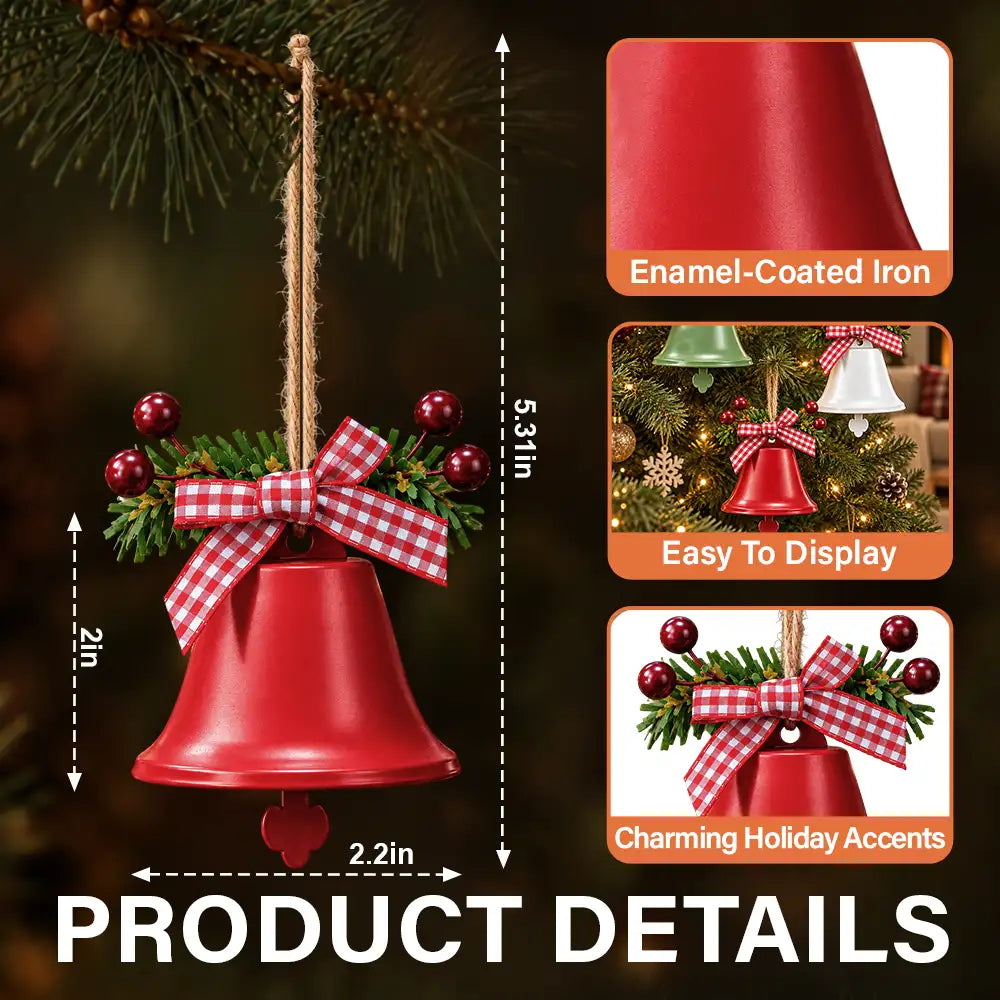 Christmas,Custom Photo,Cut-Face Photo,Indoor Decor,Pet Lovers,Playful - Christmas Gift For Dog Cat Lovers - Personalized Custom Photo Tree Hanging Decoration Bell Ornament