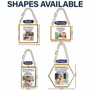 Adorable,Christmas,Custom Photo,First Christmas,Gift For Kids,New Baby,Upload Full Photo - Christmas Gift For Big Sister or Brother - Personalized Custom Photo Newspaper Metal Frame Ornament