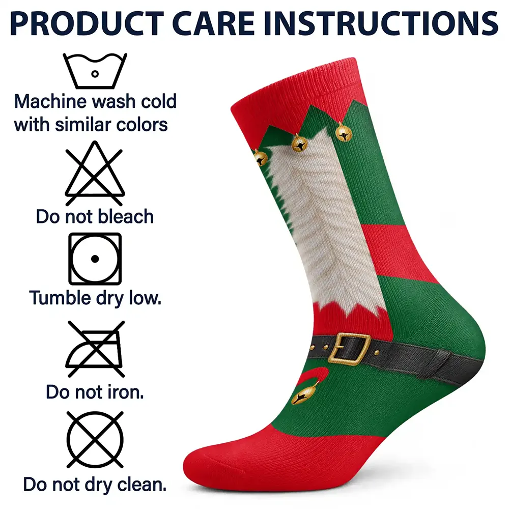 Christmas, Gift For Men, Gift For Yourself, Gifts For Him, Humorous, Icon - Funny Christmas Gag Gift For Friends Siblings Family - Personalized Christmas Character Feet Socks