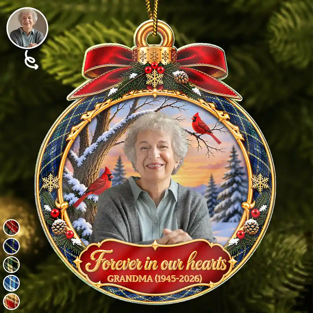 Christmas, Custom Photo, Family, Memorial, Memorial Loved One, Remove BG Photo, Sympathetic - Christmas Memorial Sympathy Gifts For Loss Of Dad, Mom - Personalized Custom Photo I'm Always With You Acrylic Ornament