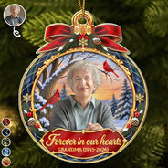 Christmas, Custom Photo, Family, Memorial, Memorial Loved One, Remove BG Photo, Sympathetic - Christmas Memorial Sympathy Gifts For Loss Of Dad, Mom - Personalized Custom Photo I'm Always With You Acrylic Ornament