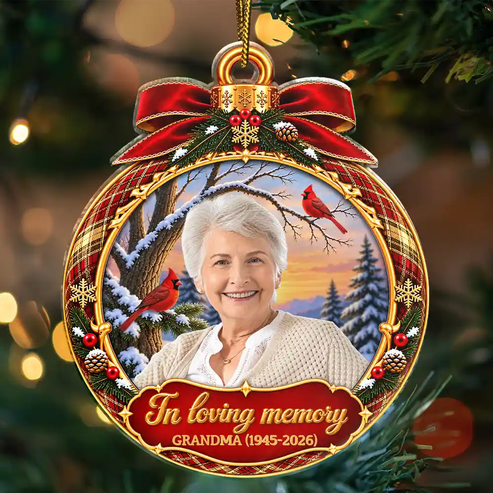 Christmas, Custom Photo, Family, Memorial, Memorial Loved One, Remove BG Photo, Sympathetic - Christmas Memorial Sympathy Gifts For Loss Of Dad, Mom - Personalized Custom Photo I'm Always With You Acrylic Ornament
