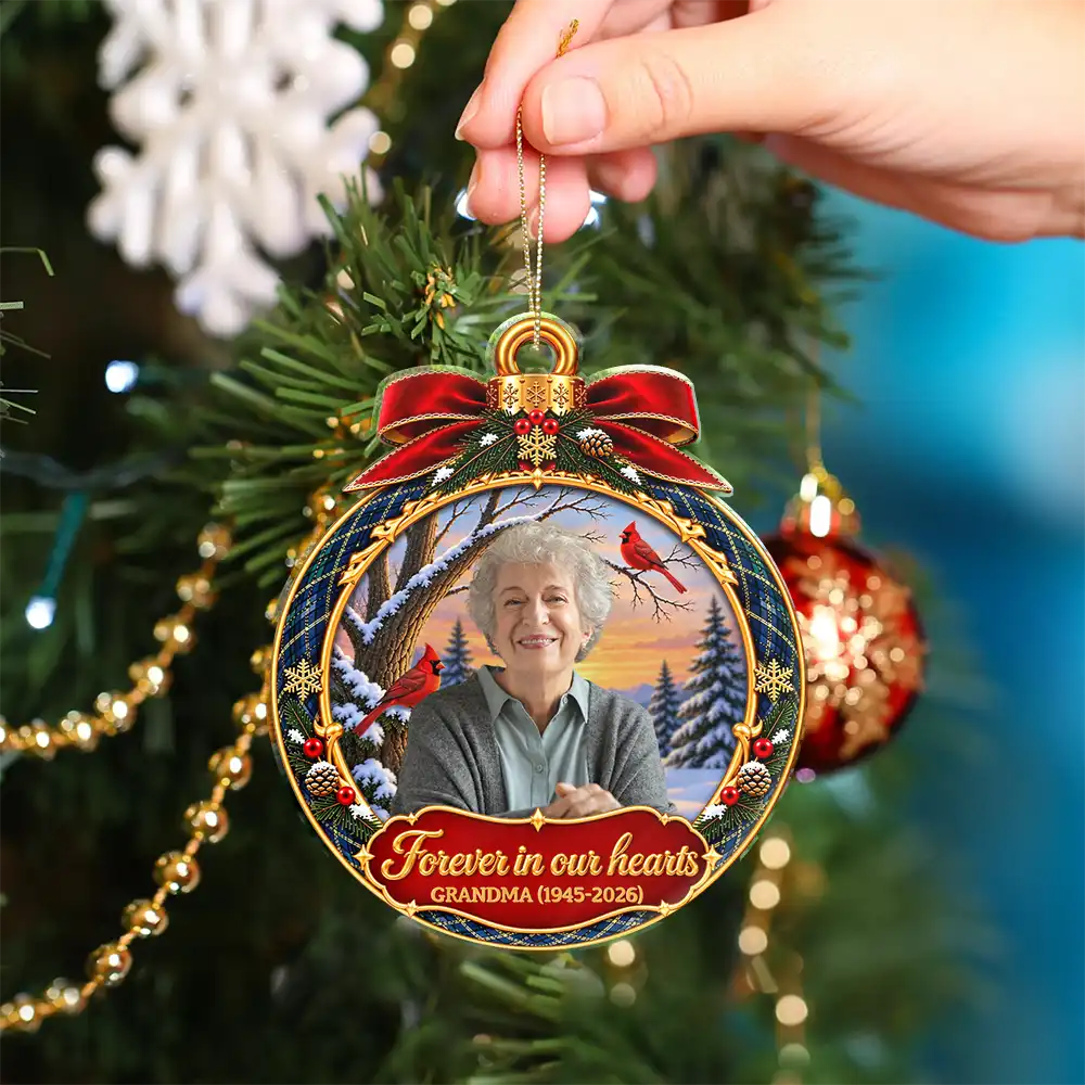 Christmas, Custom Photo, Family, Memorial, Memorial Loved One, Remove BG Photo, Sympathetic - Christmas Memorial Sympathy Gifts For Loss Of Dad, Mom - Personalized Custom Photo I'm Always With You Acrylic Ornament