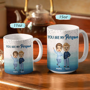 Chance Made Us Colleagues Office Worker - Personalized Custom White Edge-to-Edge Mug