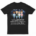 I'd Fight A Bear For You Camping Sisters - Sibling BFF Bestie Gift - Personalized Custom T Shirt