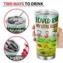 Loved By My Little Bugs Gardening Lady - Gift For Women - Personalized Custom Tumbler