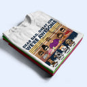 Dear Dad Great Job We're Awesome Thank You Kids And Pets - Father Gift For Dog Lovers - Personalized Custom T Shirt