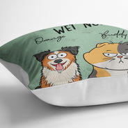 This Home Is Filled With Kisses - Gift For Dog, Cat, Pet Lovers - Personalized Pillow