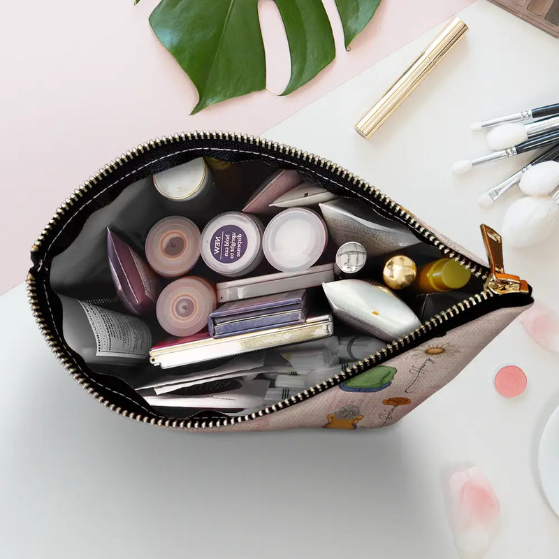 If Besties Were Flowers I'd Pick You - Personalized Cosmetic Bag