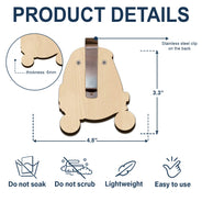 Custom Photo Cute Baby Drive Safe Daddy - Personalized Custom Shaped Car Visor Clip